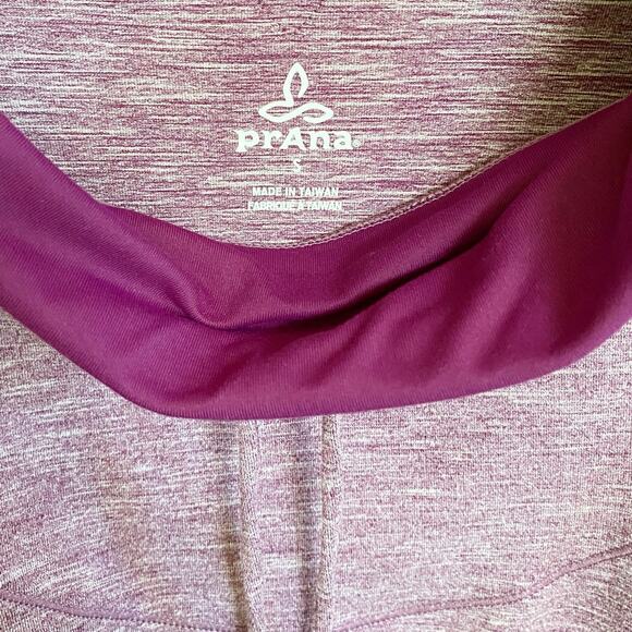 PrAna Purple Ember Athletic Cowl Neck Top Drawstring Pullover Tunic S‎ - Picture 8 of 11